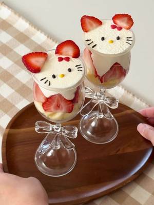 my sanrio shortcake cup series is complete 🥹🍓 #sanrio #hellokitty #mymelody #kuromi 
