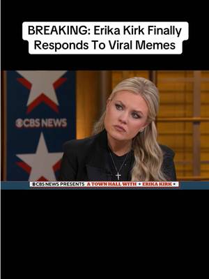 BREAKING: Erika Kirk Finally Responds To Viral Memes #memes 