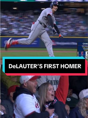 Chase DeLauter hits his first career home run and his family is loving it! #OpeningDay #MLB #baseball #guardians @Cleveland Guardians 