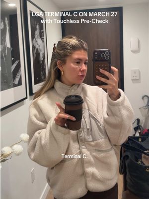 so grateful to the TSA agents who are working so hard to get everyone through security!!! this is LaGuardia terminal C on 3/27 around 5am with touchless precheck ✈️ safe travels to all of uuuu