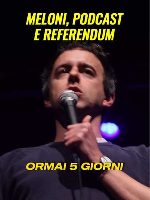 IL GIRO DEI PODCAST SÌ? NO! 💚🤍❤️ #Lucaravenna #standupcomedy #referendum #attualità #podcast