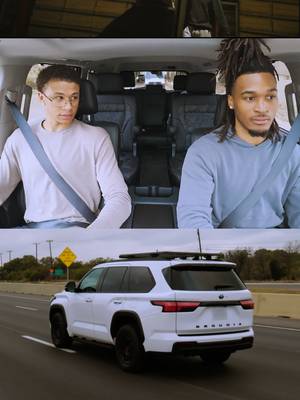 The part nobody talks about 👀 Stephon Castle and Carter Bryant talk what it takes to level up.  #Toyota #ToyotaPartner #Sequoia #LetsGoPlaces @toyotausa  @stephoncastle  @cb 