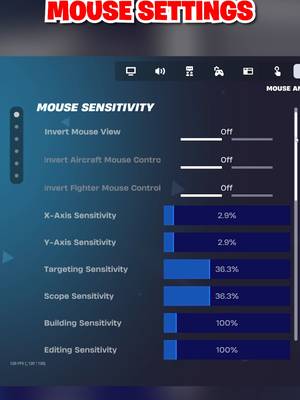 *UPDATED* BEST KBM settings🎯(AIMBOT) #fortnite #peterbot #pwr #resignz #settings
