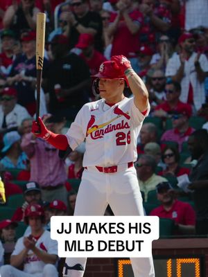 Welcome to The Show JJ Wetherholt🔥 #MLB #debut #jjwetherholt #cardinals #stlouiscardinals 