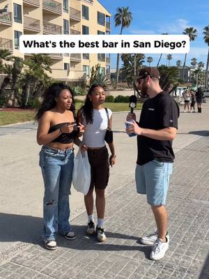 Best bar in San Diego? #sandiego #streetinterview #manonthestreet 