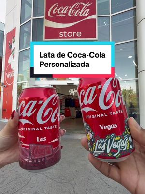 Esta no es una lata cualquiera, es TU lata de @Coca-Cola personalizada en Las Vegas. 🥤😋  📍Coca-Cola Store  #LasVegas #ThingsToDoInVegas #VegasAttractions