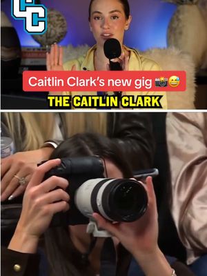 Caitlin Clark has a new gig 📸😅. #WNBA #NBA 