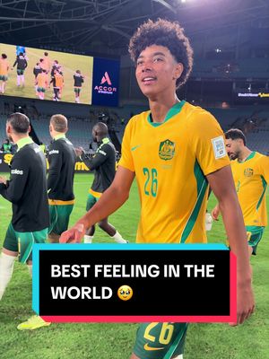 “Best feeling in the world.” 🥹 How good was Lucas Herrington last night on his CommBank #Socceroos debut? 👏 🇦🇺 v 🇨🇼 31.3.26 - 8:10pm AEDT 🏟️ AAMI Park 🎟️ Tickets via Socceroos website