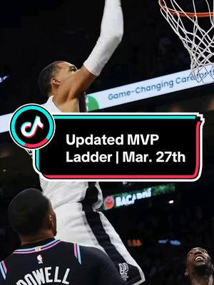 Let’s Take a Look at the Updated NBA MVP Ladder #NBA #fyp #wemby #luka #basketball 