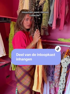 Dat einde is weer TE REAL🤣 heel typisch. #walkincloset #homerenovation #carriebradshaw #inloopkast #dopaminedecor 
