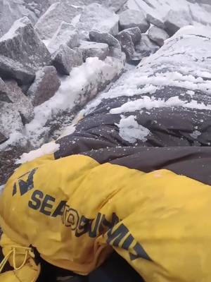 We were glued to this one. Waiting it out on a summit at 3,380m, with the conditions dictating your next move. Knowing that the Spark Down Sleeping Bag is built for environments as cold as this - one less thing to worry about. 🧣❄️ Thanks for sharing this moment, @etto_vololibero. Link in bio to shop 🔗 or head into your local outdoor retailer to see it in person.