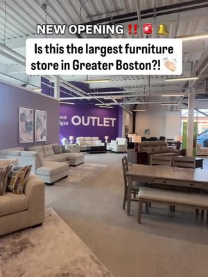 AD | NEW store opening alert 👀 105,000 sq ft of design inspo is now open at Raymour & Flanigan… it is HUGE! From a Pop-up shop featuring the 2026 Outdoor Collection to an immersive home theater room, this showroom is next level. Test out TWO mattress galleries and customize your dream sectional in the design center. Check out the Outlet section for some deals. There’s truly something here for everyone. Welcome to the Metro West raymourflanigan! #makebostonhome #NatickMall #RaymourAndFlanigan_Partner