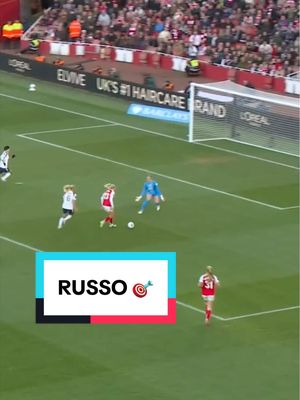 Do you get Déjà vu? 🫨 Russo scores two in two minutes for a dream start to the derby ❤️ #arsenal #arsenalwomen #awfc 
