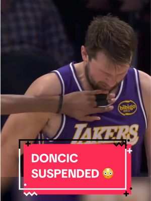 The NBA is suspending Luka Doncic for one game after being assessed his 16th technical foul of the season. The Lakers' superstar guard picked up the tech in LA's win over Brooklyn on Friday night. (via @NBA, H/T Shams Charania)