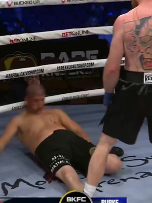 KO’D INTO THE ROPES 😱 DAVID BURKE SECURES A KO IN 30 SECONDS INTO RD 1 🤯🫨 #BKFCMOHEGANSUN3 | Live now on BKFC+