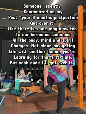 It’s wild people have timelines for us mommas. Postpartum hits me hard around 6-9 months. When you don’t have that little squishy baby anymore and life stays to live faster yet I’m still drowning in a body that doesn’t feel like mine. People are wild for thinking we just snap out of it. #postpartum #postpartumdepresssion #postpartumthings #8monthspostpartum 