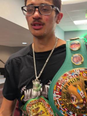 The Towering Inferno is just getting started. 🔥 Fundora’s reaction after a clinical TKO of a legend. #FundoraThurman