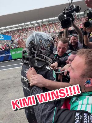 Second Grand Prix win for Kimi!!!!! ⚡️ #Mercedes #F1 #KimiAntonelli #Win 