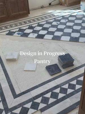 Dreaming about this pantry tile in our latest project. 