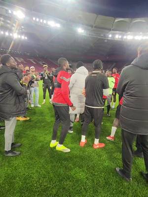 Jama session after today's training in Stuttgart #BlackStars #sportsontiktok 
