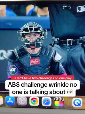 New ABS in MLB has a wrinkle to it! 👀 #baseball #majorleaguebaseball #sports #MLB 