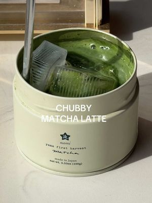 finishing my chubby matcha tin! 🍵💛 this is the @Nami Matcha 100g yame matcha!  if you want to try use my code “KRISTY15” for 15% off! 🌟 #homecafe #matcha #matchalover #matcharecipe #matchalatte  