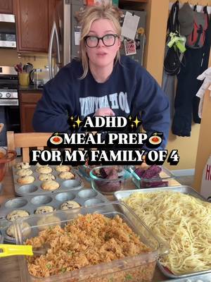 ADHD grown up baby meal prep 