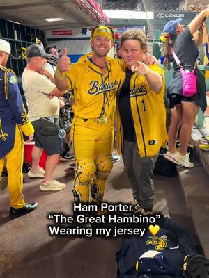 Childhood Hero 💛 #fyp #savannahbananas #hamporter #sandlot 