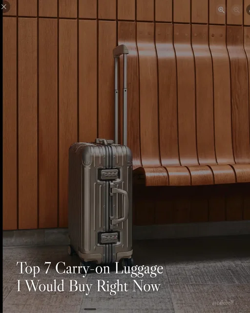 1. Calpak Hue 2. Nobl Carry On All In One 3. Monos Hybrid Carry On Plus 4. Armoir Cabin Trunk 5. Arlo Skye Hybrid Carry-On 6. MVST Carbon X 2.0 7. Rimowa Original Cabin