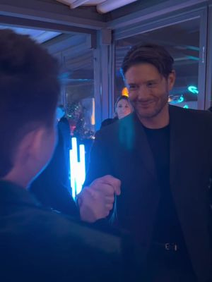 HE WAS SO HAPPY TO TALK SPN😭😭😭 #jensenackles #theboys #soldierboy #deanwinchester 