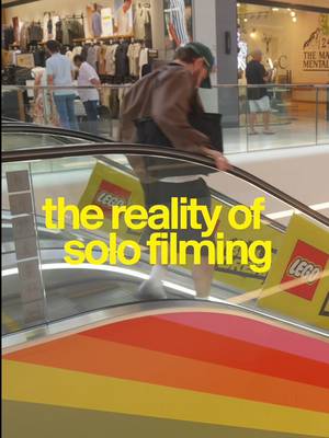 The reality of solo filming as a content creator 🫠 