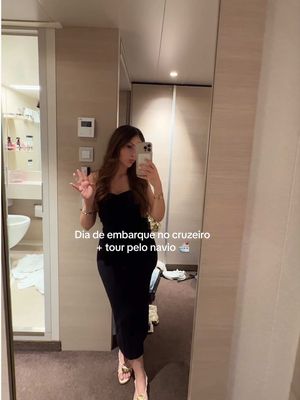 Dia 1 a bordo do #MSCWorldAmerica 🚢🧳 gostaram do vlog? ☺️ #cruzeiro #msc #ferias #tour @MSC Cruises Official @Msc Cruises World America 