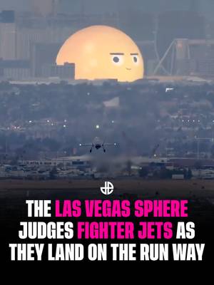 Even fighter jets aren't safe from judgement by the Last Vegas Sphere 😂 🎥: rampcheckglobal #vegassphere #aviation #aviationlovers