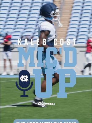 𝐊𝐚𝐥𝐞𝐛 𝐂𝐨𝐬𝐭 𝐌𝐢𝐜’𝐝 𝐔𝐩 🎙️ #carolinafootball #carolina #goheels #uncfootball #tarheels #CollegeFootball #cfb #micdup 