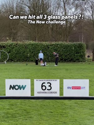 AD Trying to smash our way to Augusta 🌸 You can stream all the Masters action live on @NOW with Sky Sports! Who's winning it this year....and does the course record fall? #golf 