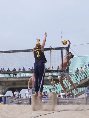 Complete takeover. #AVPBeach #BeachVolleyball