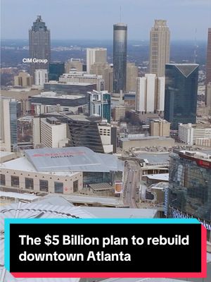 “It really is going to transform downtown Atlanta.” Downtown Atlanta has been declining for years, but a $5 billion redevelopment project wants to bring shopping, housing, business and entertainment back. #Atlanta #US #city #Georgia 
