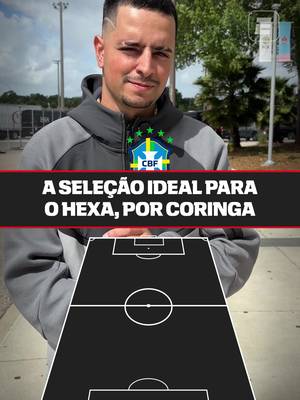 Com esse time, o Brasil finalmente conquistaria o hexa? 🇧🇷⭐ Chamamos o Coringa para montar a seleção brasileira ideal rumo à tão sonhada sexta estrela. E aí, fã de esportes: você manteria esse time ou faria alguma mudança? 🤔⚽ #FutebolNaESPN #Brasil #SelecaoBrasileira