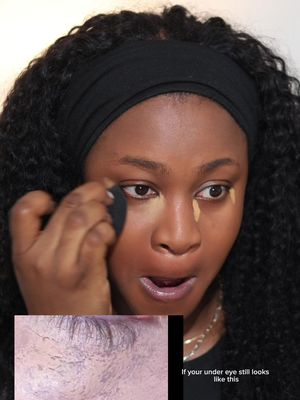 How to stop your undereye from creasing.. using @cerakbeauty setting powder “cinnamon spice”