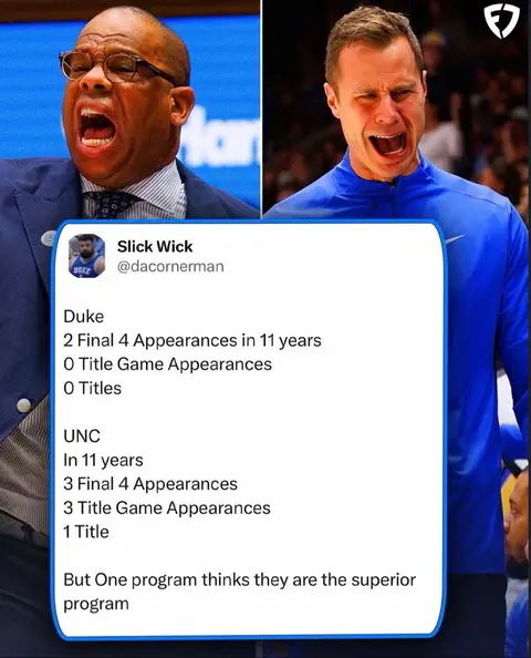 Are the Tar Heels or Blue Devils the better college basketball program? @FanDuel #duke #unc #rivalry 