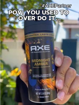 Used to overdo it…now we’re keeping it just right with new AXE body sprays, finally more subtle! @AXE_US #AXEPartner #bodyspray 