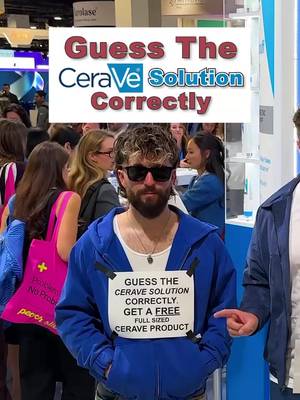 Derms putting their skills to the test @AreYouKiddingTV 👀🧴 Welcome to Derm on Demand, can they match the concern to the right CeraVe? 🧠💙 #CeraVeAtAAD #TheresACeraVeForThat #CeraVePartner