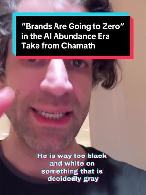 Chamath’s take is black & white in a world that is fundamentally gray, and just feels a bit lazy & fatalistic in what should be at least a SLIGHTLY more thoughtful/realistic conversation. just me?? 🥱🤷‍♂️  @theallinpod  #futurepredictions #artificalintelligence