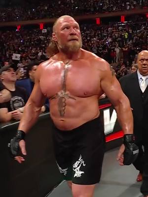 BEWARE OF THE BEAST 😵😵😵😵😵😵😵 #WWE #BrockLesnar #PaulHeyman #ObaFemi #TripleH 