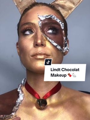 Easter is coming… 🍫 #makeuptrend #eastermakeup #makeuptransformation #makeupoftheday #lindtchocolate 