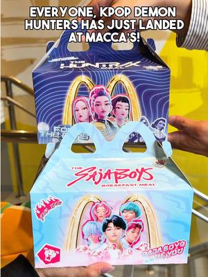 AVAILABLE FROM TOMORROW!  KPop Demon Hunters just dropped at Macca’s and it’s getting serious 🔥  Pick a meal = pick a side… are you team HUNTR/X or team Saja Boys? 👀  Saja Boys Breakfast Meal available before 11:30am and HUNTR/X Meal from 10:30am.  You get 2 photocards per meal, there are 13 to collect! yeah I’m collecting all of them!  Run to Macca’s NOW, this is only here for a limited time, so don't miss out @McDonald’s Australia  Check out @Anniesbucketlist for the HUNTR/X Meal  #ad #maccaspartner #KpopDemonHunters #KPDH 