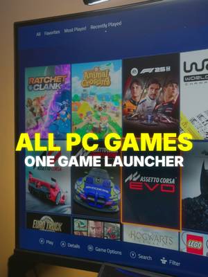 Every PC Gamer needs to know about this! One app to launch every single one of your PC Games!