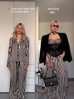 Yay or Nay? #stylingoutfits #stylinghacks #sarahzerafa #pyjamas #outfitinspo 
