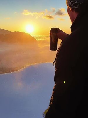 Mind altering  #Hiking #sunrise #mountains 