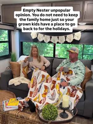 Or you can keep it! But, just because you don’t keep it doesn’t make you bad parents. Do what makes you happy and your kids will be happy! So many people have said we are horrible parents because we sold our home. 🤦‍♀️ Our son now has Christmas and Thanksgiving at his house and he absolutely loves doing it. We are making new holiday traditions for our family.  We sold all our belongings and our home 5 years ago and now we travel full-time. Our sons are so happy for us and love that we get to see all the amazing places we go.  #family #familytraditions #emptynesters #emptynest #rvlivingfulltime